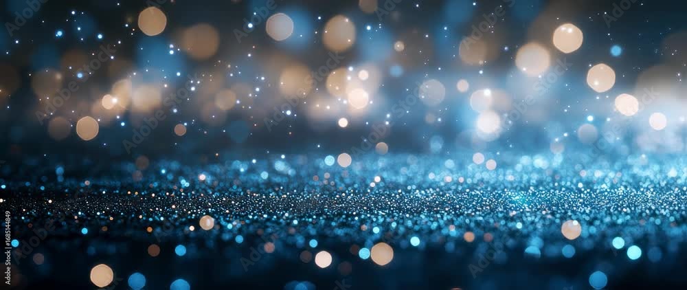 Poster elegant sparkling bokeh motion background with shimmering light effects for celebratory events
