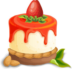 vector illustration of bakery sweet