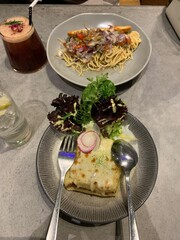 grilled chicken with vegetables