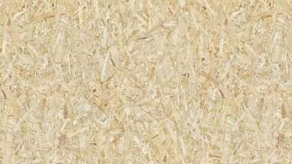Natural oriented strand board texture with pressed wooden chips surface