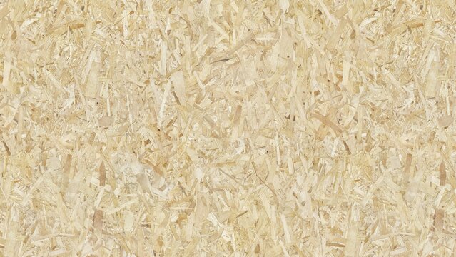 Natural oriented strand board texture with pressed wooden chips surface