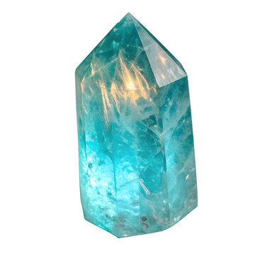 Aquarius Vision Crystal PNG. Perfect for: Aquarius zodiac designs, astrology decor, futuristic mystical artwork