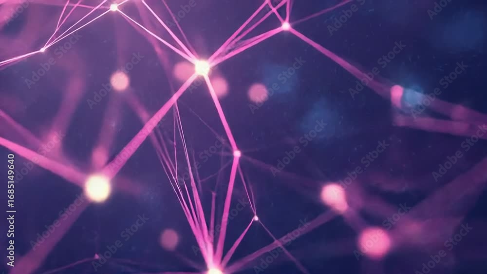 Poster plexus abstract technology background connecting lines and dots