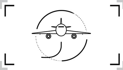 Airplane graphic design