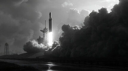 A spaceship preparing for a second launch, while still in motion (2)