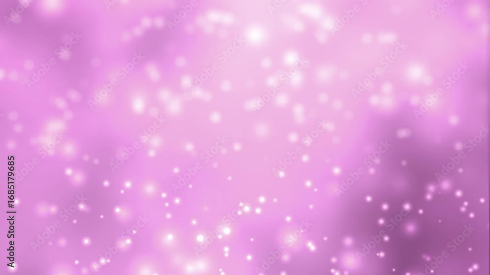 Poster soft pink background loopable 4k abstract beautiful and blurred circles. dreamy pink bokeh backgroun