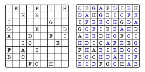  Sudoku Game Board and Answer Key
