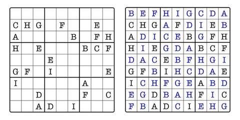  Sudoku Game Board and Answer Key