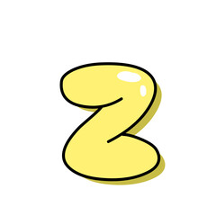 Fototapeta premium alphabet vector