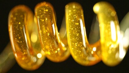 Close-up of spun caramel on a fork