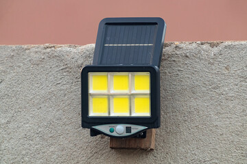 Solar Powered LED Flood Light