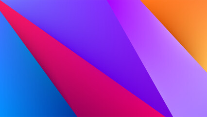 ABSTRACT TRIANGLE BACKGROUND BLUE ORANGE PURPLE RED GRADIENT MESH SMOOTH LIQUID COLORFUL BLURRED DESIGN VECTOR TEMPLATE GOOD FOR MODERN WEBSITE, WALLPAPER, COVER DESIGN 