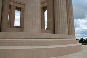 Fototapeta premium american war monument at the butte de montsec in lorraine in france 