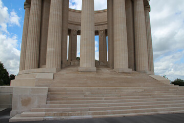 Fototapeta premium american war monument at the butte de montsec in lorraine in france 