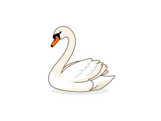 Fototapeta premium swan on the water