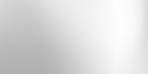 Silver foil background with metal mirror texture. Chrome gradient surface with light gloss simple abstract