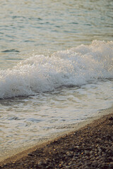 sea waves on the beach
