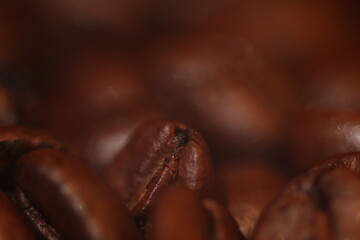 close up of coffee beans