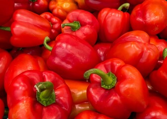 red and green peppers
