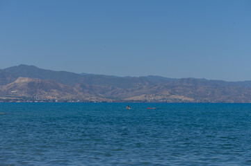 Mediterranean Sea with Mountain View in Cyprus