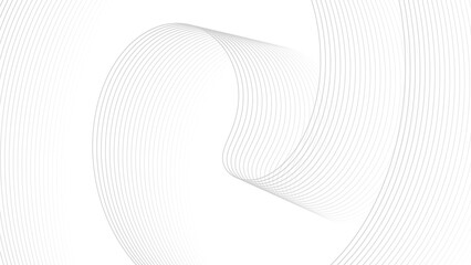 Abstract geometric rotate gray line wave 4k illustration. gray line background 4k illustration.