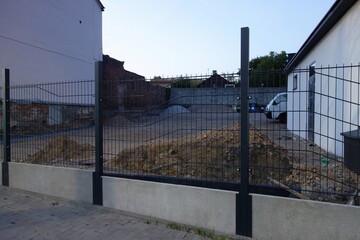 Prefabricated metal concrete cheap modern fence.