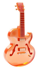 Obraz premium PNG Guitar icon guitar white background string.