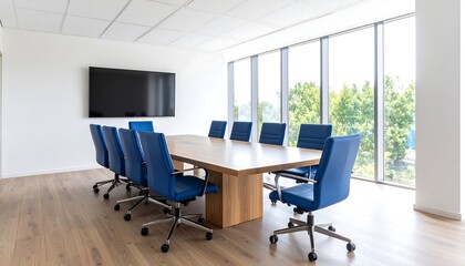 Modern conference room with large windows (1)