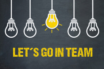 Let´s go in Team	