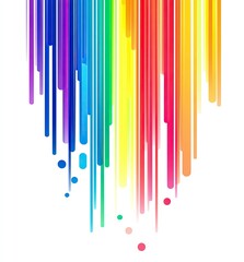 Color spectrum vector background, white color background