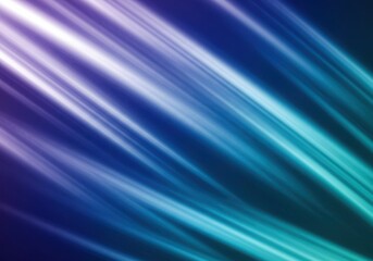 Abstract swirling light streaks of purple and teal create a dynamic and ethereal visual experience