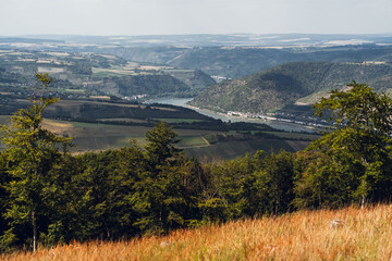 Blick vom Franzosenkopf in das Mittelrheintal, Juli 2025