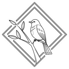 Minimalist Diamond Frame