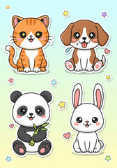 Cute Animal Sticker Pack