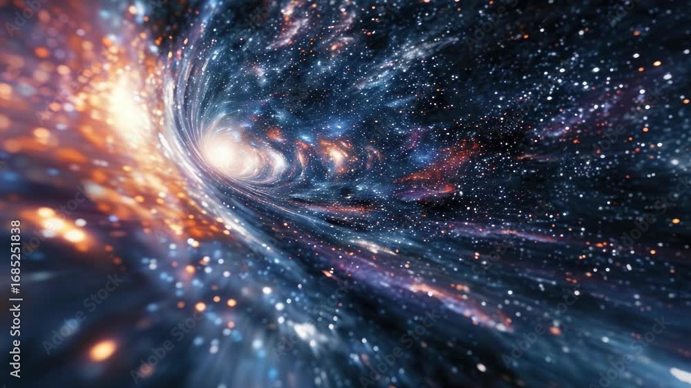 Canvas Prints vivid nebula in deep space