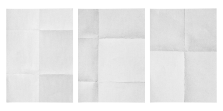 set of blank fold white paper isolated,Crumpled wrinkled Paper Poster Photo Effect Mockup,Crumpled Paper texture overlay effec,white crumpled paper