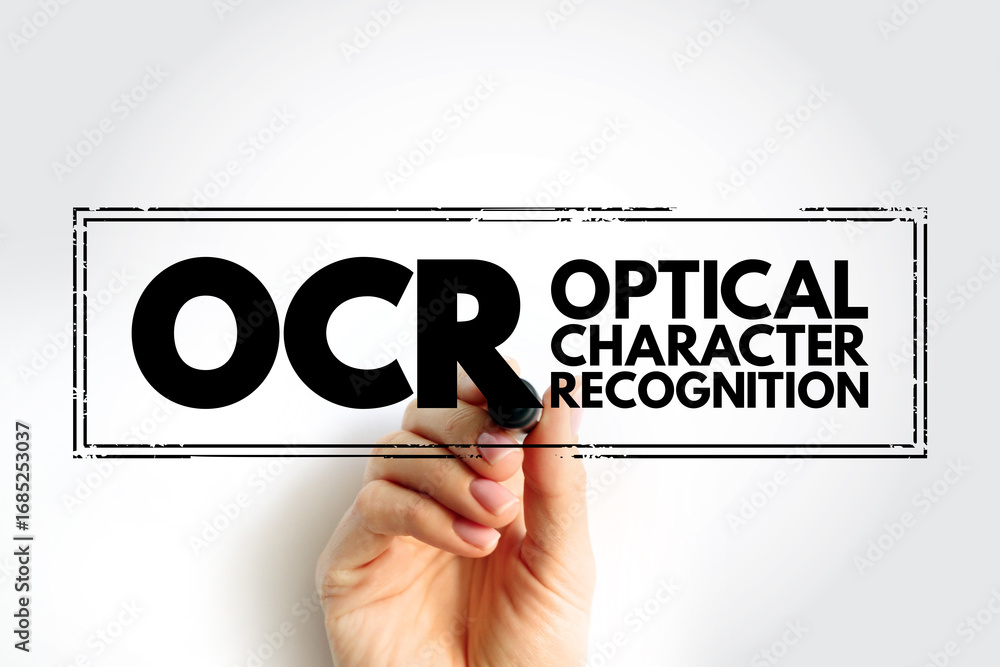 Aufkleber ocr - optical character recognition is the process that converts an image of text into a machine-rea