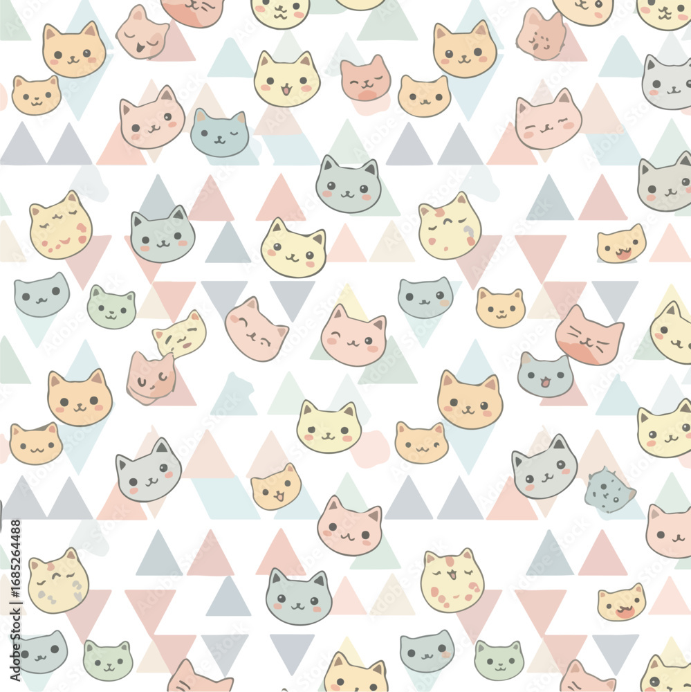 Poster ~temp_image_kawaii_triangle_cats_seed604627_1756356041706_1