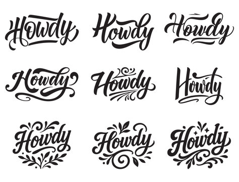 HOWDY TYPOGRAPHY