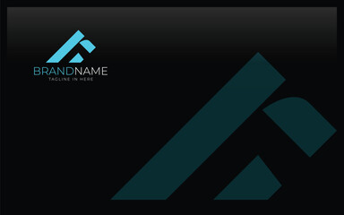 Letter R logo formed roof symbol with simple and modern shape