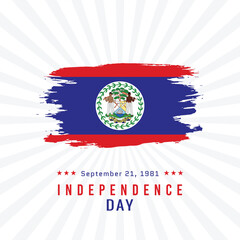 belize independence day celebration background