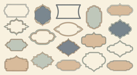 Decorative Frames Collection Vintage and Ornate Shapes for Creative Projects