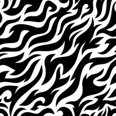 Abstract Fire Background. Abstract flame Background. doodle fire background. Flame Seamless Pattern. Fire flame seamless pattern.