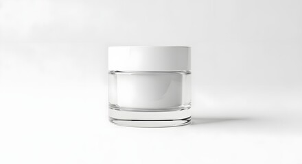 Stylish Teal Container on Wrinkled Paper Background