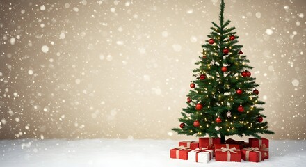 Obraz premium Árbol de Navidad con velas