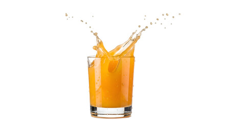 orange juice splash