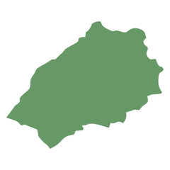 map of saint helena green