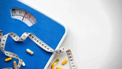 measuring tape on a white background