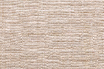 Fototapeta premium Champagne beige grasscloth wallpaper texture with horizontal weave