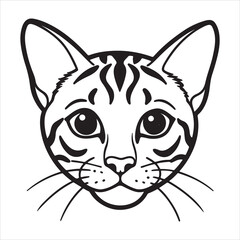 A Playful and Energetic Bengal Cat, an Intelligent and Agile Companion Known for its Wild Appearance and Affectionate, Dog-Like Personality